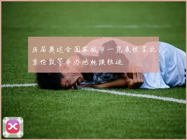 历届奥运会国家城市一览表收录北京伦敦等举办地轮换轨迹