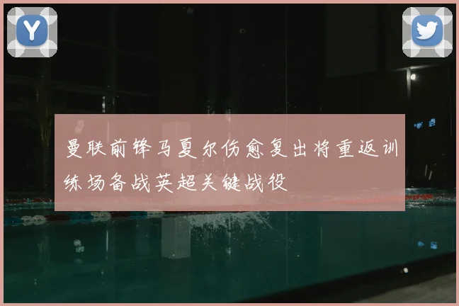 曼联前锋马夏尔伤愈复出将重返训练场备战英超关键战役