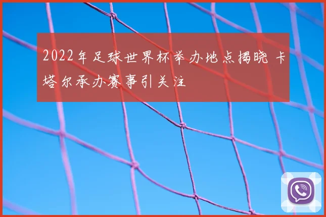 2022年足球世界杯举办地点揭晓 卡塔尔承办赛事引关注